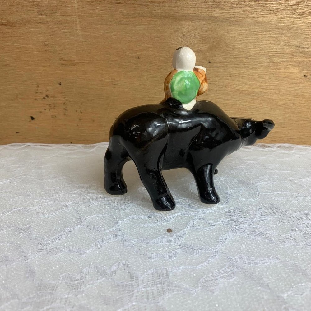 Antique Chinese Bull Rider - Picture 5 of 10